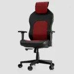 VERTAGEAR SL1800 Office Gaming Chair - Black/Burgundy Red-0