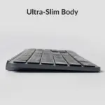 Keychron B6 Pro Full-size Ultra-slim Wireless Zmk Custom Keyboard For Windows & Mac, Arabic / English - Space Grey-141879