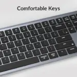 Keychron B6 Pro Full-size Ultra-slim Wireless Zmk Custom Keyboard For Windows & Mac, Arabic / English - Space Grey-141877