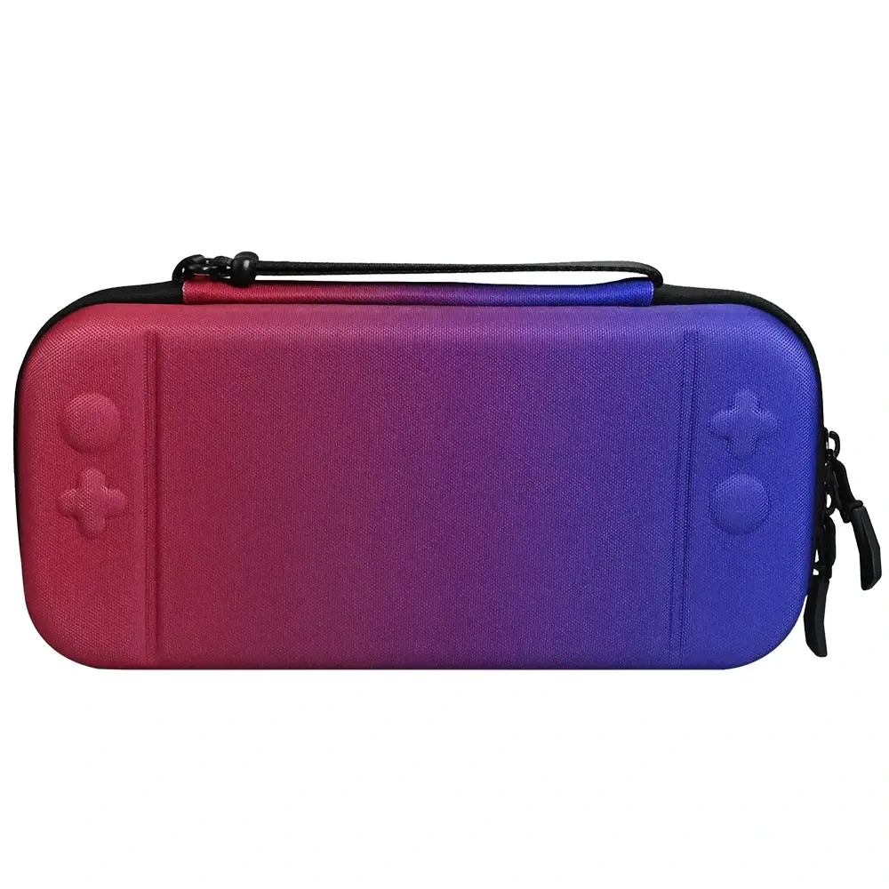 600D Nylon EVA Carry Case For Nintendo Switch 2 Gradient Color PP Bag - R/B-0