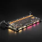 GravaStar Mercury K1 Pro 75% Wireless Mechanical Gaming Keyboard - CyberFlare (English)-143154