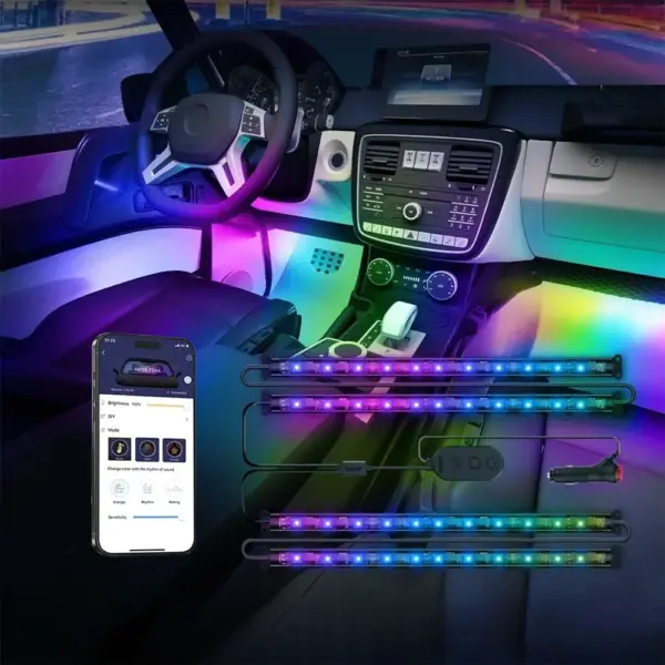 Govee RGBIC Interior Car Lights (Without Remote Control)-0