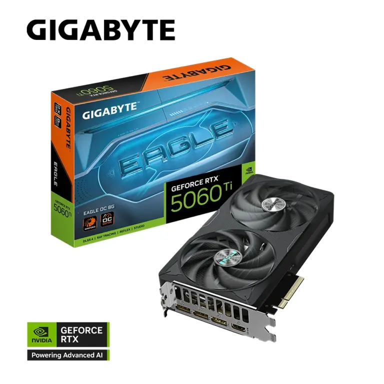 Gigabyte Geforce Rtx 5060ti Eagle Oc 8gb Graphic Card - Black-0