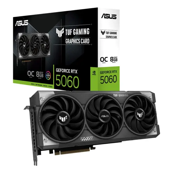 ASUS TUF Nvidia GeForce RTX 5060 OC 8GB Graphic Card - Black-0