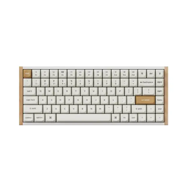 Keychron K2 HE 75% Wireless RGB Mechanical Gaming Keyboard (Magnetic Switch) (Arabic layout) - White (Special Edition)-0