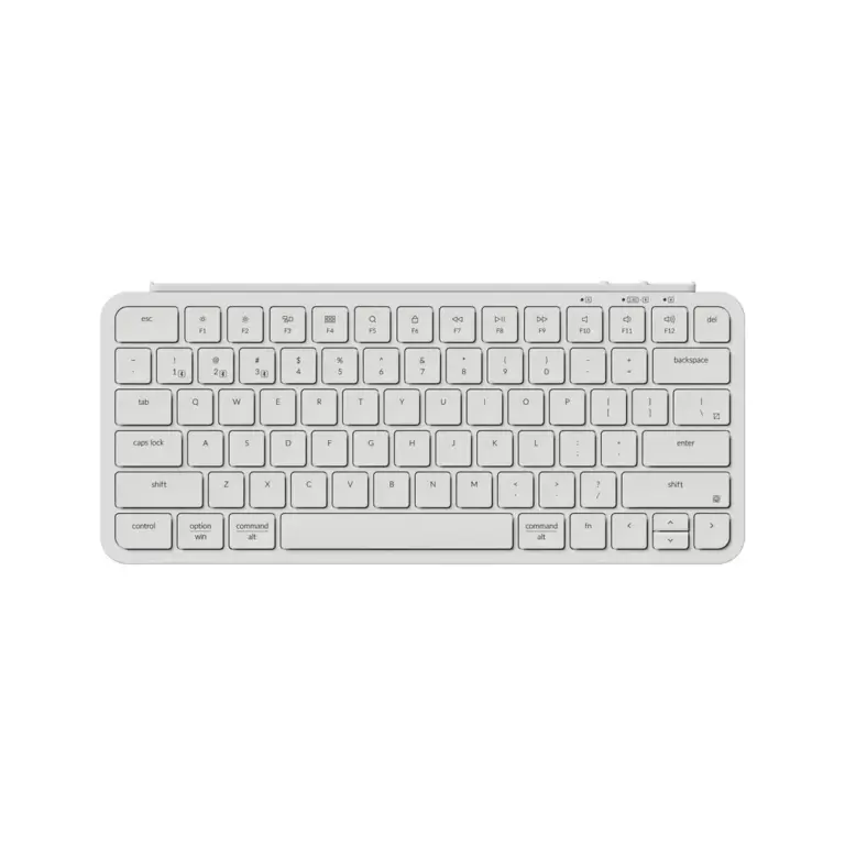 Keychron B1 Pro Ultra-Slim Wireless 75% ZMK Custom Keyboard for Windows & Mac, Arabic / English - White-0