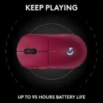 Logitech PRO 2 LIGHTSPEED Wireless Gaming Mouse - Pink-141896
