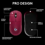 Logitech PRO 2 LIGHTSPEED Wireless Gaming Mouse - Pink-141897