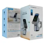 محطة شحن مكبر صوت باورولوجي Qi2 - رمادي-142338