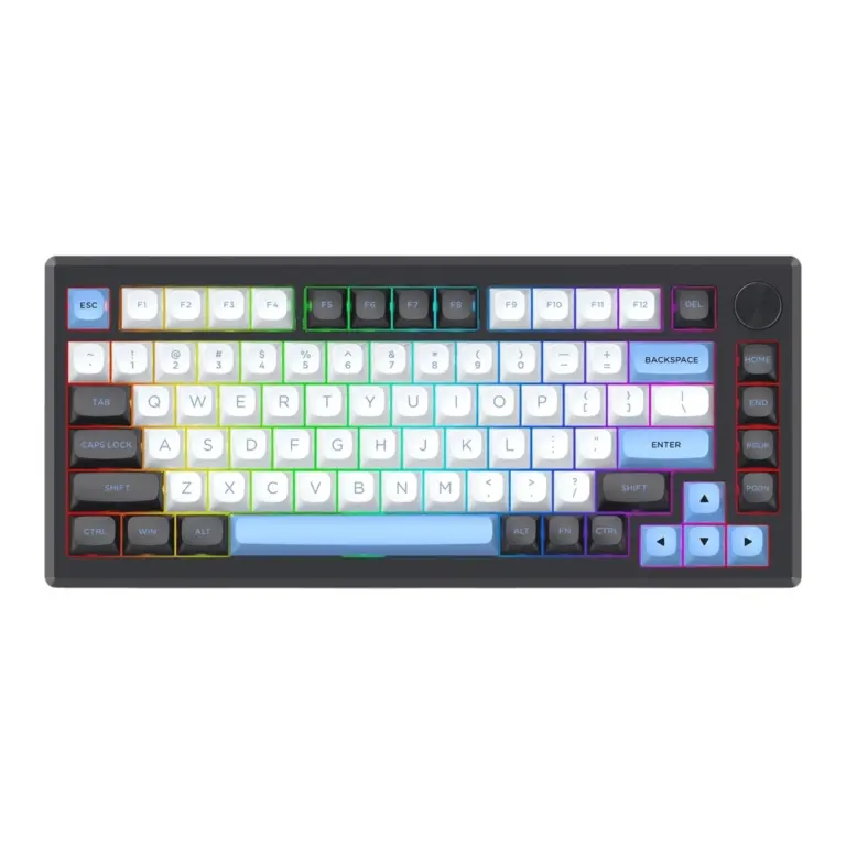 REDRAGON K732WLB Uranus Pro RGB Keyboard Black-White-Blue-0