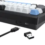 REDRAGON K732WLB Uranus Pro RGB Keyboard Black-White-Blue-142417