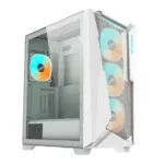 علبة جيجابايت C301 برج متوسط ATX - أبيض-0