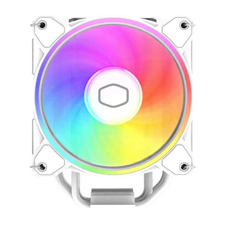 COOLER MASTER HYPER 212 HALO ARGB CPU Air Cooler - White-0