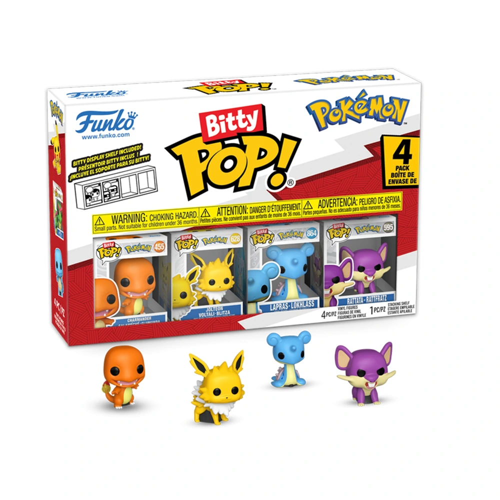 Funko Bitty Pop! Games: Pokemon - Charmander 4pk-0 Funko Bitty Pop! Games: Pokemon - Charmander 4pk-0