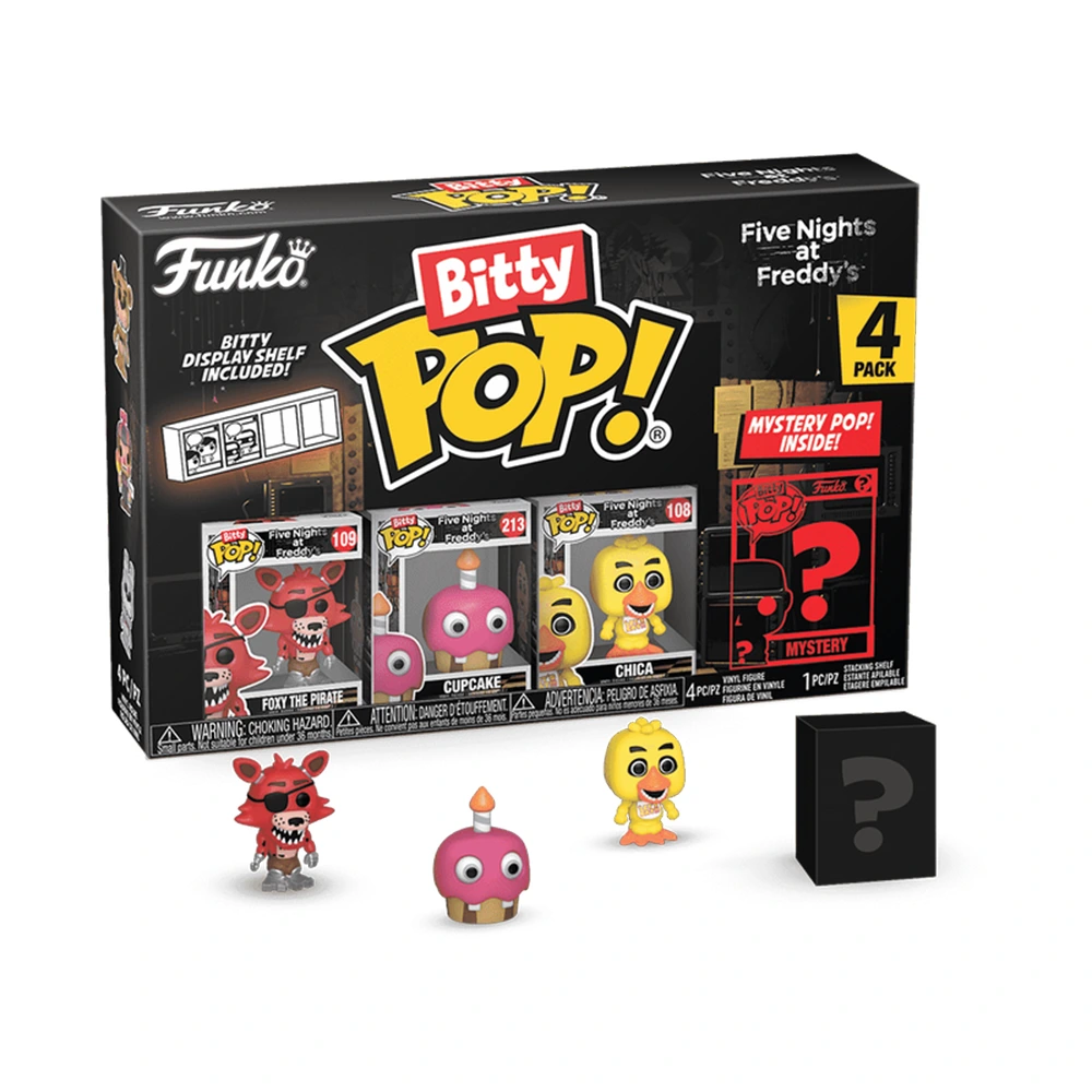 Funko Bitty Pop! Games: Five Nights at Freddy's - Foxy 4pk-0 Funko Bitty Pop! Games: Five Nights at Freddy's - Foxy 4pk-0