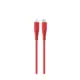 Goui Rubber Lightning Cablet To Type C 1.5m - Red-0