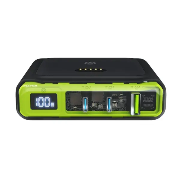 Goui Titan Super Fast Desktop Charger 100w - Black-0