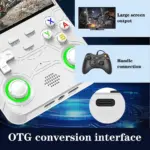 R36 Ultra Retro Handheld Game Console with 64GB - White-142350