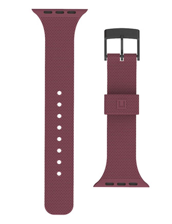 UAG DOT SILICONE STRAP FOR APPLE WATCH 42/44mm - AUBERGINE (Open Box)-0