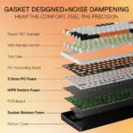 Redragon Wyvren Pro K689 3 Modes Connection With Backlighting Gaming Keyboard-144195