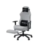 Andaseat Luna Pro Series Gaming Chair With Footrest - Grey Fabric-143963