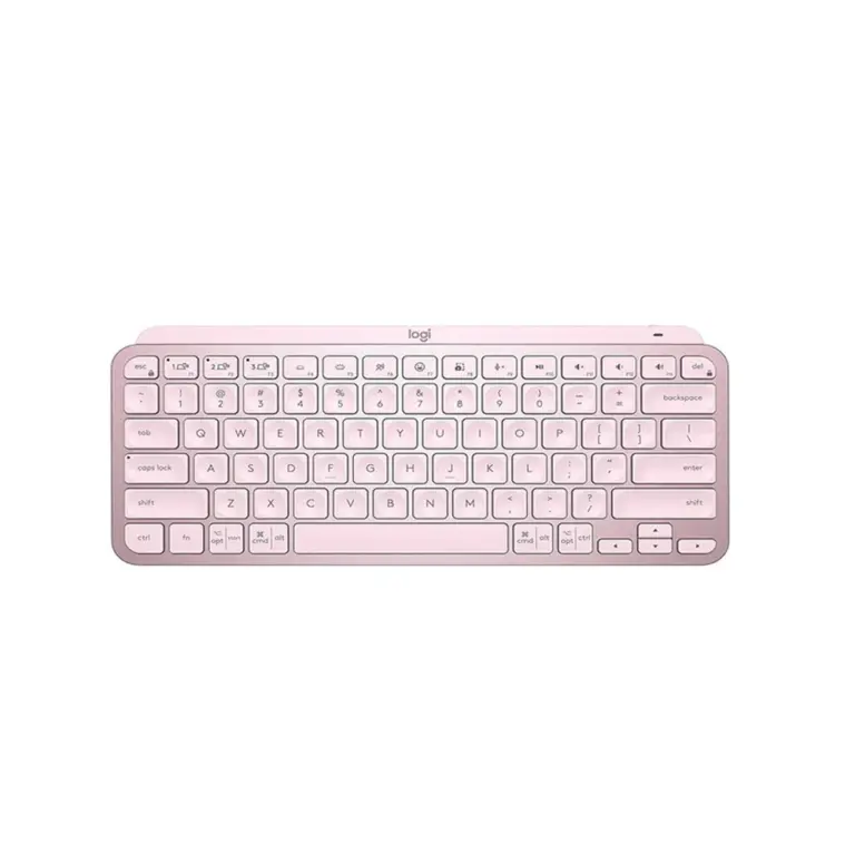 Logitech MX Keys Mini Bluetooth Illuminated Keyboard, English - Rose Pink-0