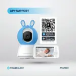 Powerology Monitor & App Baby Camera - Blue/Pink-144411