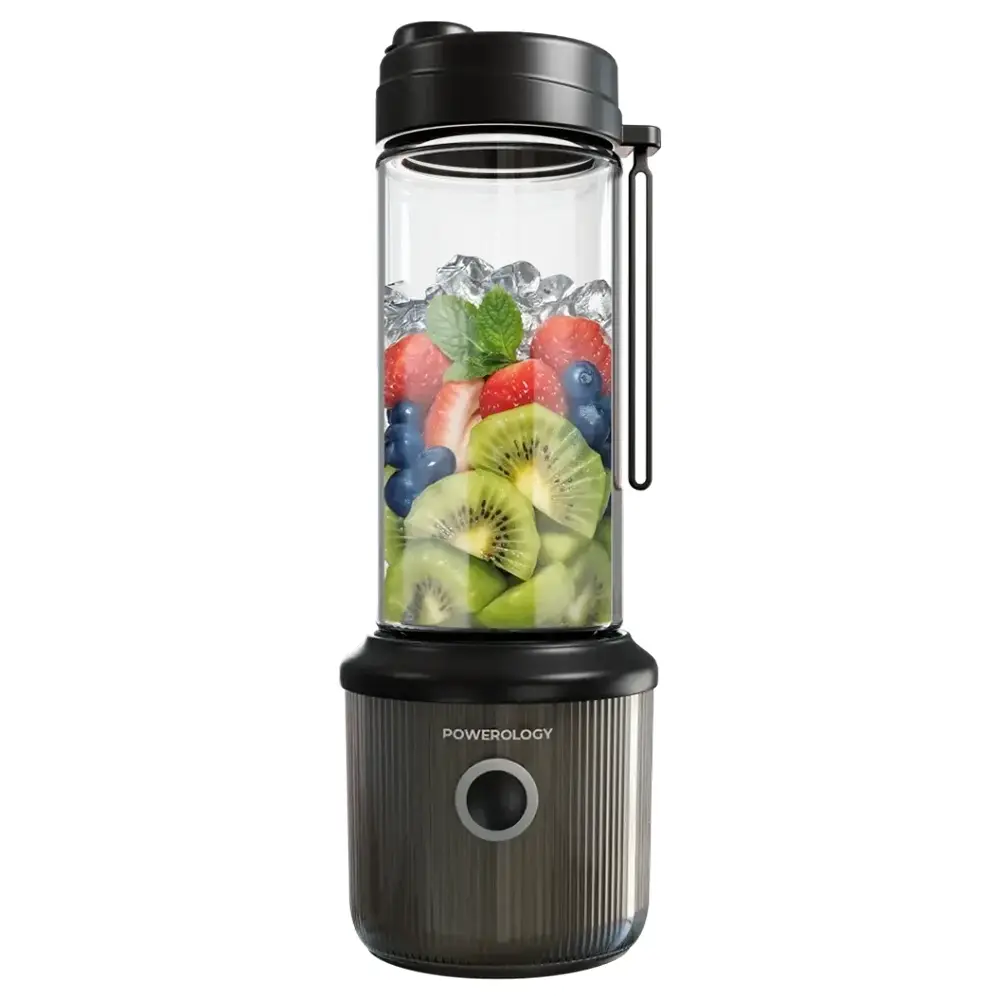Powerology Press & Refresh Portable Blender - Black-0