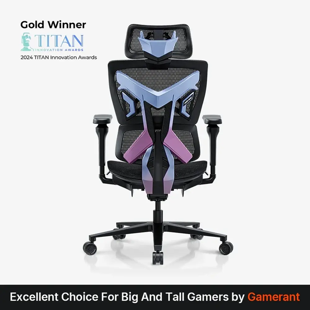 Andaseat X-air Pro Series Mesh Office Gaming Chair - Black Celeste-0