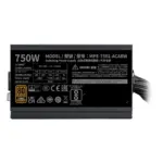 COOLER MASTER MWE 750 V3 - 80 Plus Bronze ATX 3.1 Power Supply Unit - Black-143388