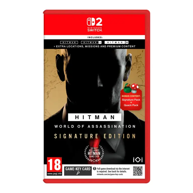 Hitman: World of Assassination Signature Edition For Nintendo Switch 2 - R2 (English) (Game-Key Card)-0