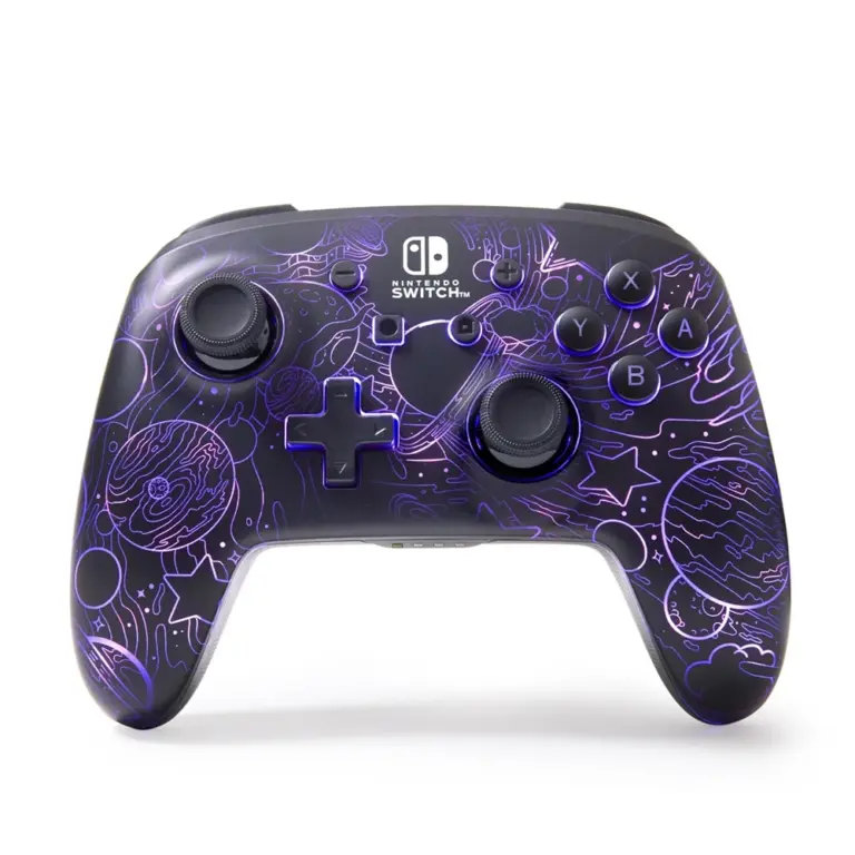 PowerA Enhanced Wireless Controller for Nintendo Switch with Lumectra – Galactic Vortex-0