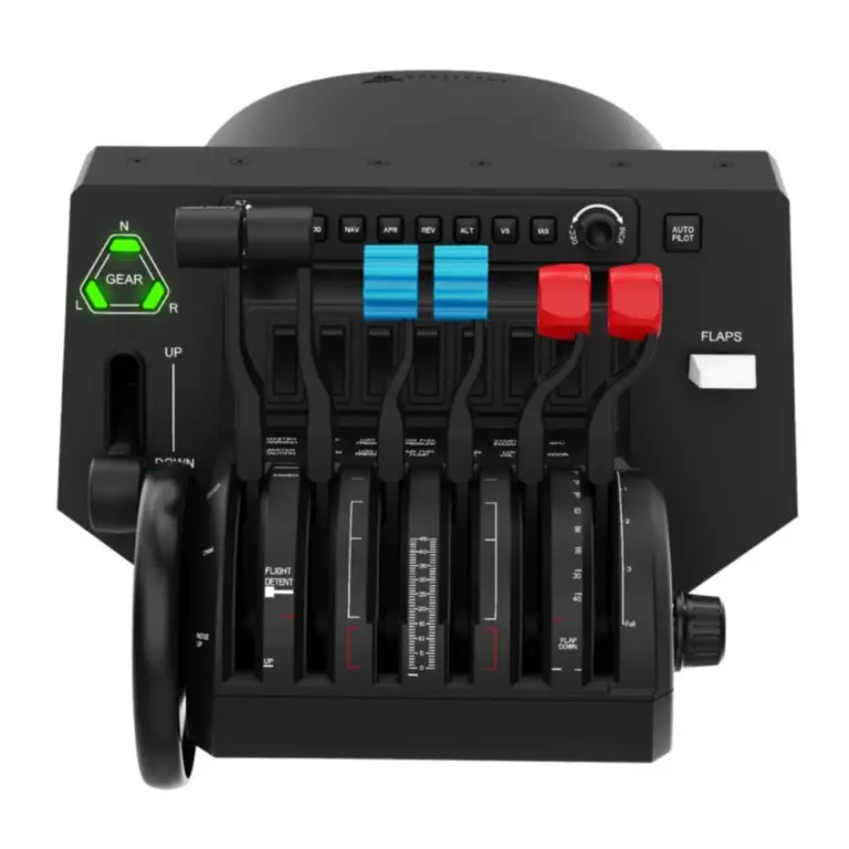 Honeycomb Bravo Throttle Quadrant — Flight Simulator Controls w/Autopilot, Annunciator Panel Compatible PC, MAC, Xbox-0