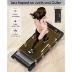 Gamvity 2.5HP Slim Under Desk Walking Pad Treadmill with LED Display – Portable for Home & Office-144975