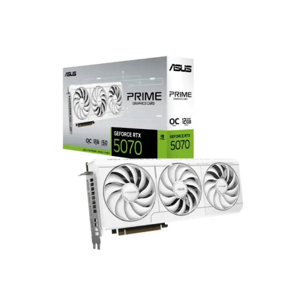 Asus Prime Geforce Rtx 5070 Oc 12gb Graphic Card - White-0