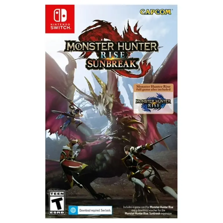 Monster Hunter Rise Sunbreak + Monster Hunter Rise For Nintendo Switch - R1-0