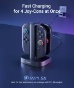 Syntech JoyCon Charger Dock (4-in-1, Switch 2 Compatible)-146211