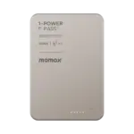 Momax 1-power F.pass⁺ 10000mah Magnetic Battery Pack With Built-in Cable - Titanium-0