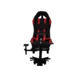 GameSeat GX Racing Simulator Cockpit – Red/Black with Harness & Adjustable Mounts-145607