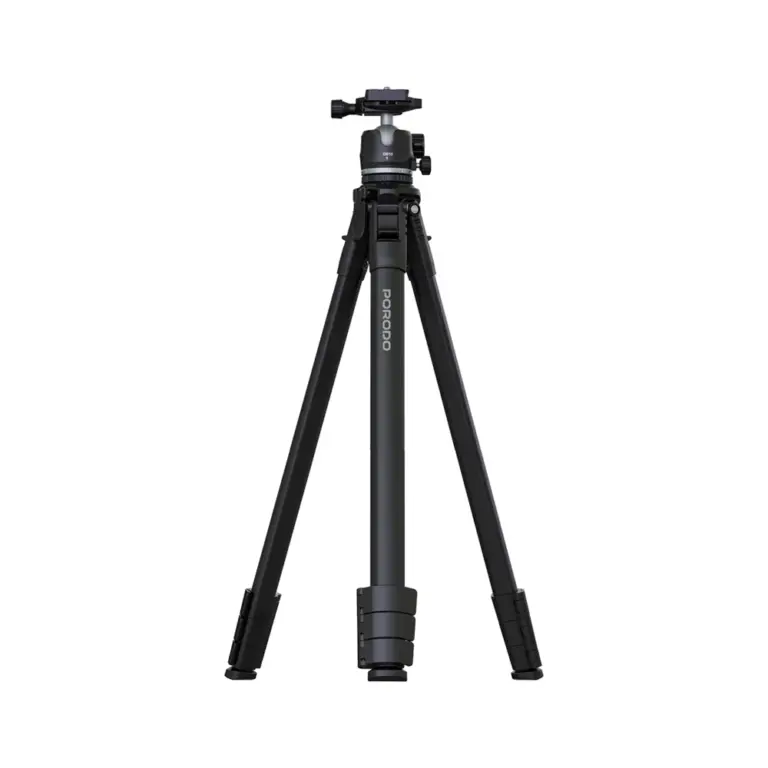 Porodo Ultra-Light Aluminum Tripod - Black-0