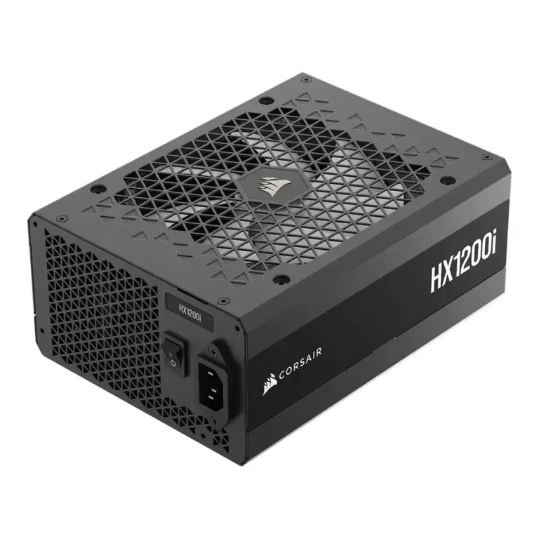 CORSAIR - HXi Series HX1200i 80 PLUS Platinum Fully Modular Ultra Low-Noise ATX 3.1 and PCIE 5.1 Power Supply - Black-0