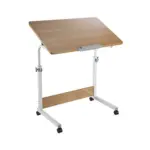 Lumi Height Adjustable Mobile Computer Table (500x800mm/19.7"x31.5")-thumbnail