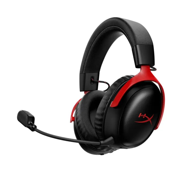 HyperX Cloud III S Wireless - Gaming Headset Black-Red-0