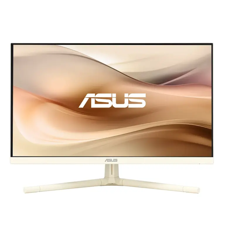 ASUS VU249CFE - 24 Inch FHD 100Hz IPS Gaming Monitor - Oat Milk Color-0