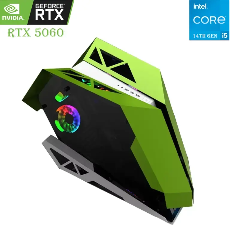 LovingCool Gaming PC - Powered by Intel Core i5 14th Gen, RTX 5060 8GB, 1TB SSD, 16GB RAM-0