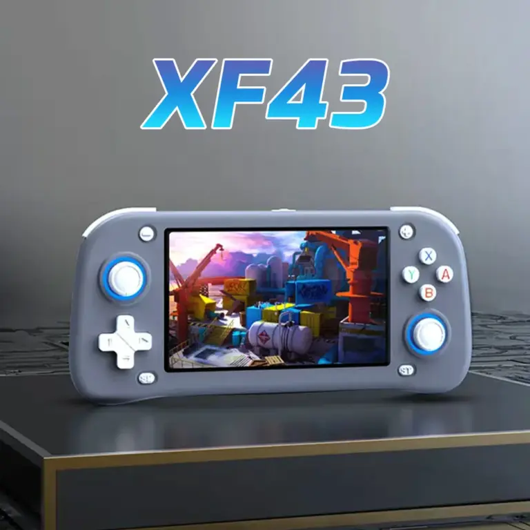 XF43 Handheld Game Console - Gray-0