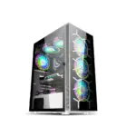 Lovingcool Lc-100e Atx Gaming Pc Case - White-0