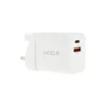 Dviced Wall Charger 35w Gan 1 Usb-a 1 Usb-c Uk - White-147258