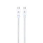 DVICED USB-C to USB-C cable Charging & Data transfer 1.250m - White-0