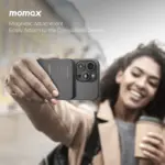 Momax 1-Power F.Pass⁺ 5000mAh Magnetic Battery Pack with Built-in Cable - Black-148356